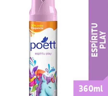 DESODORANTE AEROSOL POETT 360 ESPIRITU PLAY